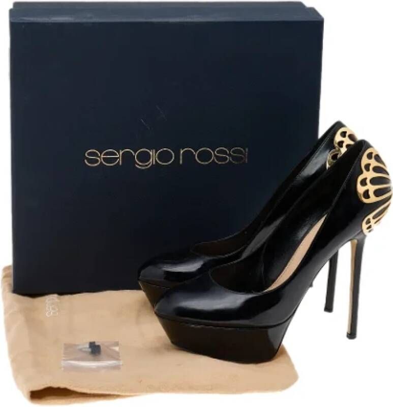 Sergio Rossi Pre-owned Leather heels Black Dames