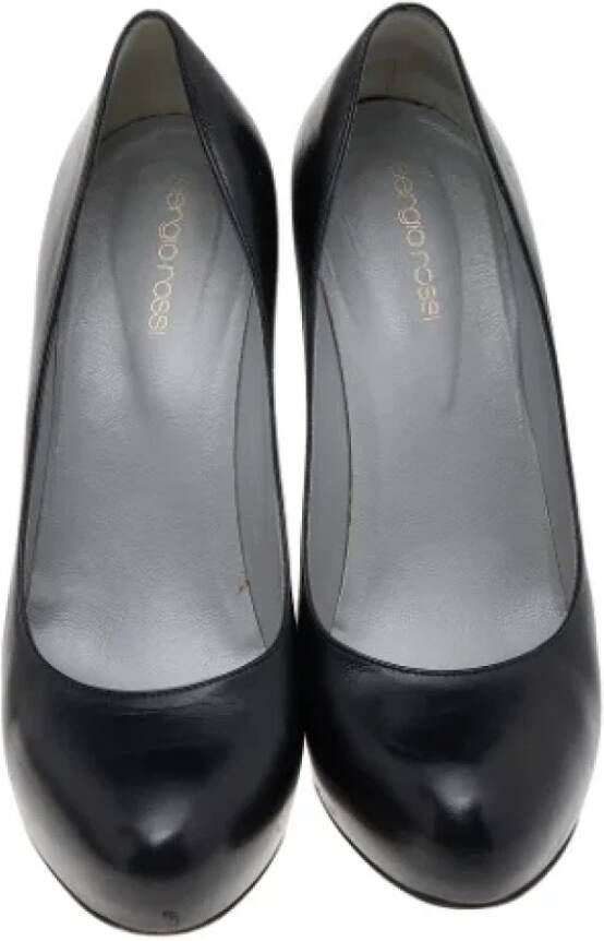 Sergio Rossi Pre-owned Leather heels Black Dames