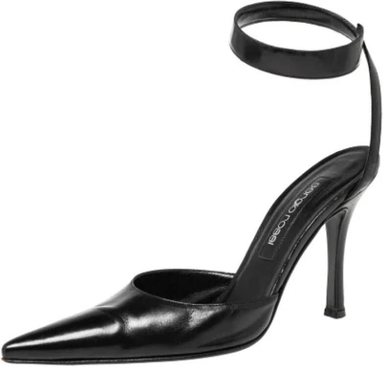 Sergio Rossi Pre-owned Leather heels Black Dames