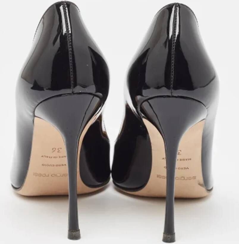 Sergio Rossi Pre-owned Leather heels Black Dames