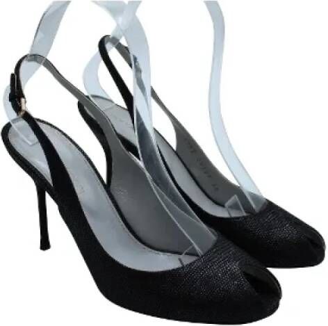 Sergio Rossi Pre-owned Leather heels Black Dames