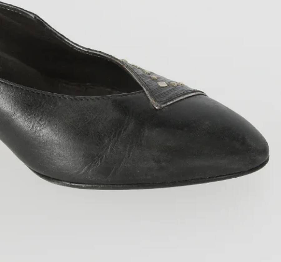 Sergio Rossi Pre-owned Leather heels Black Dames