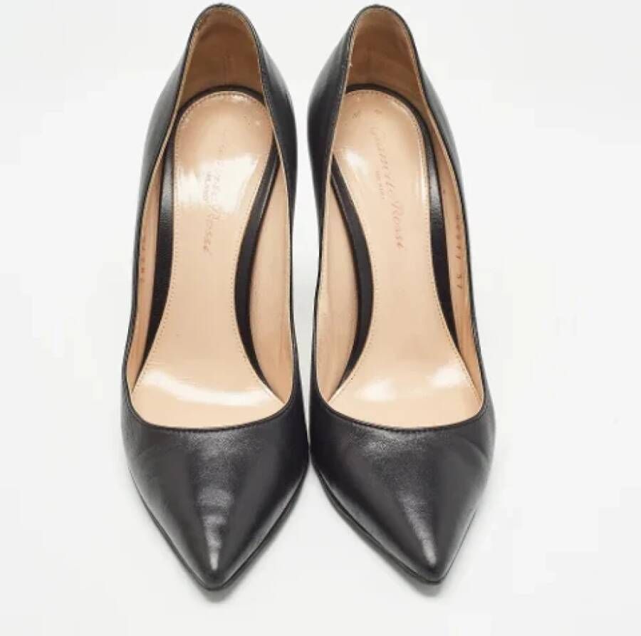 Sergio Rossi Pre-owned Leather heels Black Dames