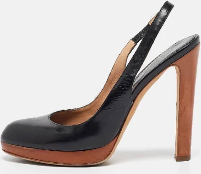 Sergio Rossi Pre-owned Leather heels Black Dames