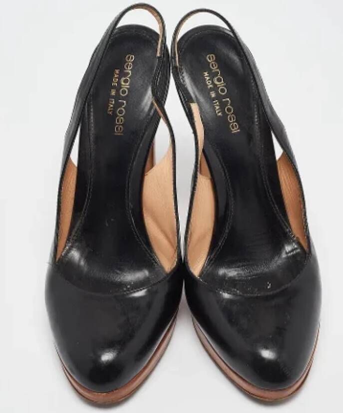 Sergio Rossi Pre-owned Leather heels Black Dames