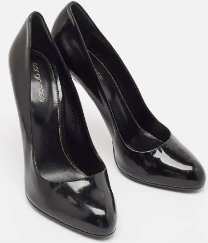 Sergio Rossi Pre-owned Leather heels Black Dames