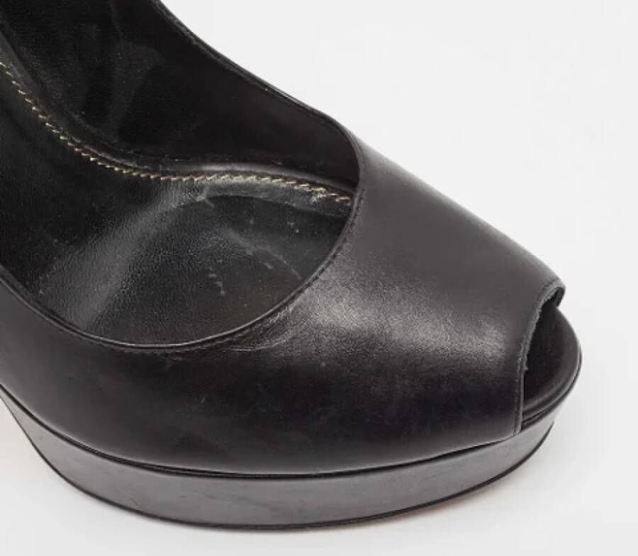 Sergio Rossi Pre-owned Leather heels Black Dames