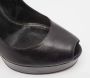 Sergio Rossi Pre-owned Leather heels Black Dames - Thumbnail 8