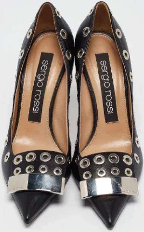 Sergio Rossi Pre-owned Leather heels Black Dames