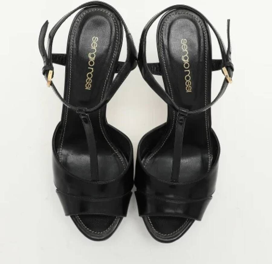 Sergio Rossi Pre-owned Leather heels Black Dames