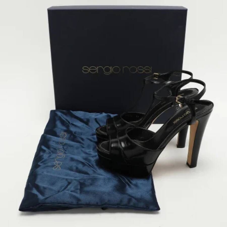 Sergio Rossi Pre-owned Leather heels Black Dames