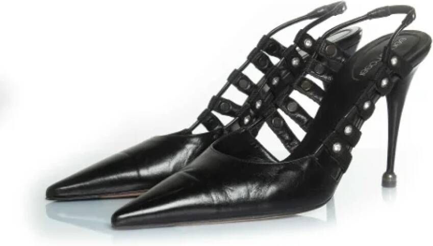 Sergio Rossi Pre-owned Leather heels Black Dames