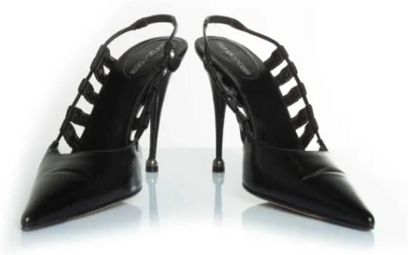 Sergio Rossi Pre-owned Leather heels Black Dames