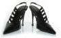 Sergio Rossi Pre-owned Leather heels Black Dames - Thumbnail 4