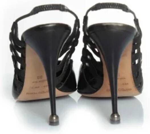 Sergio Rossi Pre-owned Leather heels Black Dames