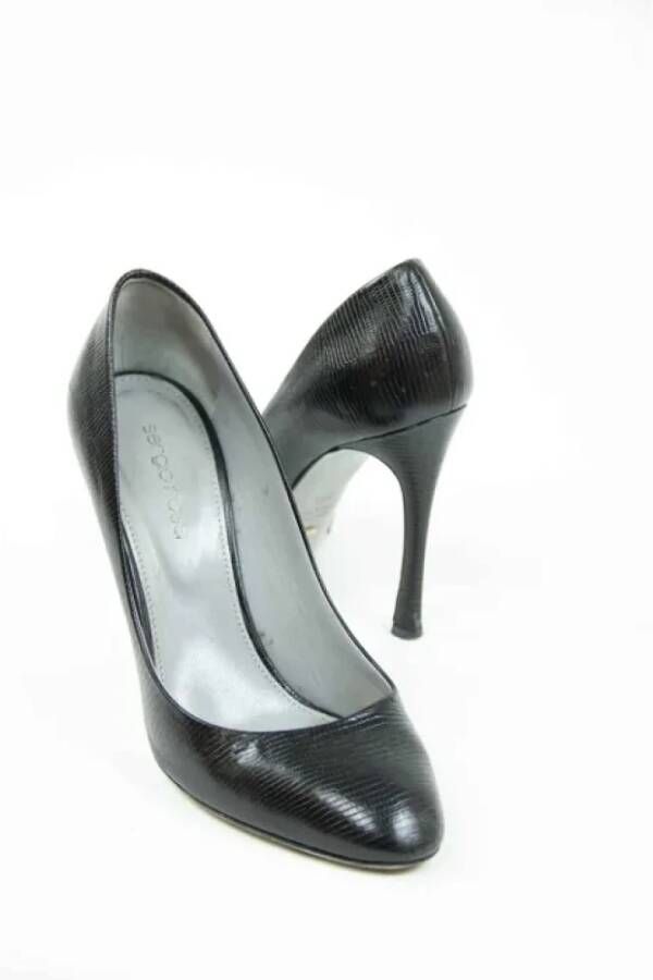 Sergio Rossi Pre-owned Leather heels Black Dames