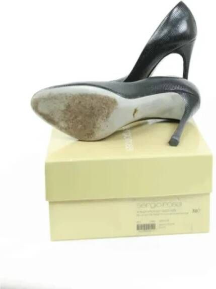 Sergio Rossi Pre-owned Leather heels Black Dames