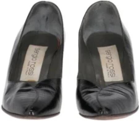 Sergio Rossi Pre-owned Leather heels Black Dames