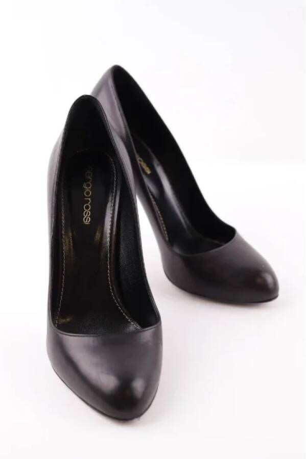 Sergio Rossi Pre-owned Leather heels Black Dames