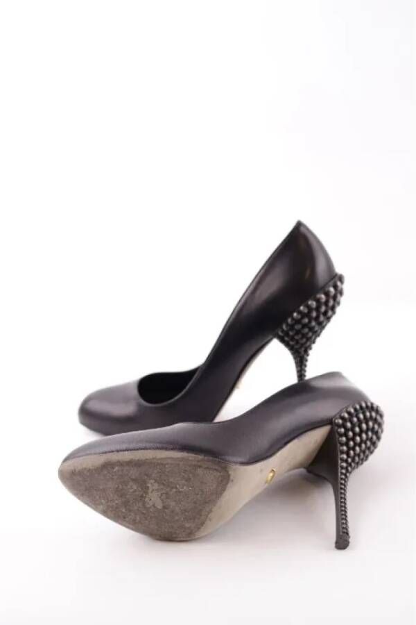 Sergio Rossi Pre-owned Leather heels Black Dames