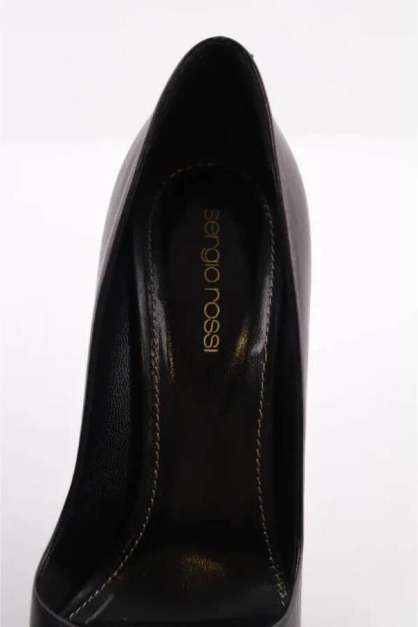 Sergio Rossi Pre-owned Leather heels Black Dames