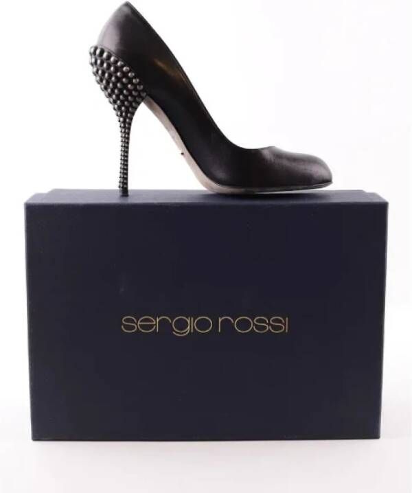 Sergio Rossi Pre-owned Leather heels Black Dames