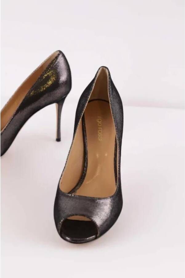 Sergio Rossi Pre-owned Leather heels Black Dames