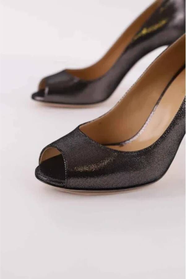 Sergio Rossi Pre-owned Leather heels Black Dames