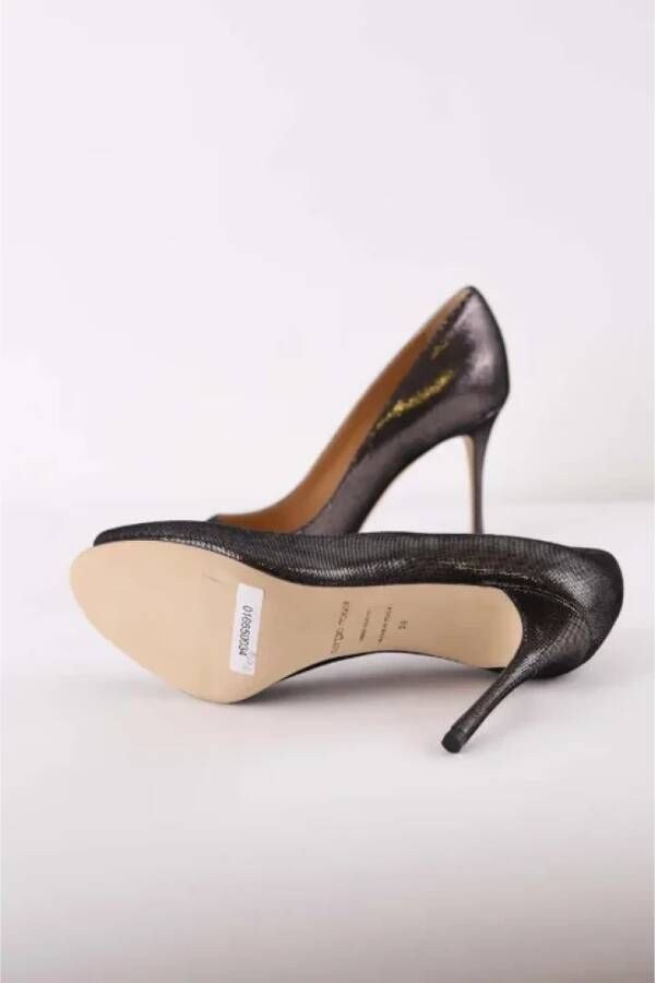 Sergio Rossi Pre-owned Leather heels Black Dames