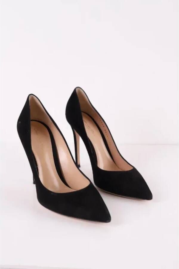 Sergio Rossi Pre-owned Leather heels Black Dames