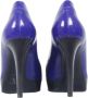 Sergio Rossi Pre-owned Leather heels Blue Dames - Thumbnail 6