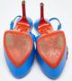 Sergio Rossi Pre-owned Leather heels Blue Dames - Thumbnail 6