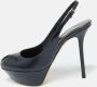 Sergio Rossi Pre-owned Leather heels Blue Dames - Thumbnail 2