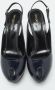 Sergio Rossi Pre-owned Leather heels Blue Dames - Thumbnail 3