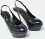 Sergio Rossi Pre-owned Leather heels Blue Dames - Thumbnail 4