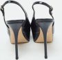 Sergio Rossi Pre-owned Leather heels Blue Dames - Thumbnail 5