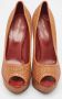 Sergio Rossi Pre-owned Leather heels Brown Dames - Thumbnail 3