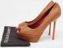 Sergio Rossi Pre-owned Leather heels Brown Dames - Thumbnail 9