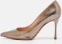 Sergio Rossi Pre-owned Leather heels Gray Dames - Thumbnail 2