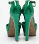 Sergio Rossi Pre-owned Leather heels Green Dames - Thumbnail 5