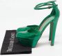 Sergio Rossi Pre-owned Leather heels Green Dames - Thumbnail 9