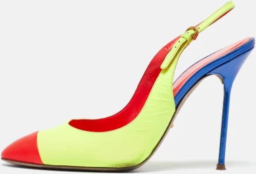 Sergio Rossi Pre-owned Leather heels Multicolor Dames