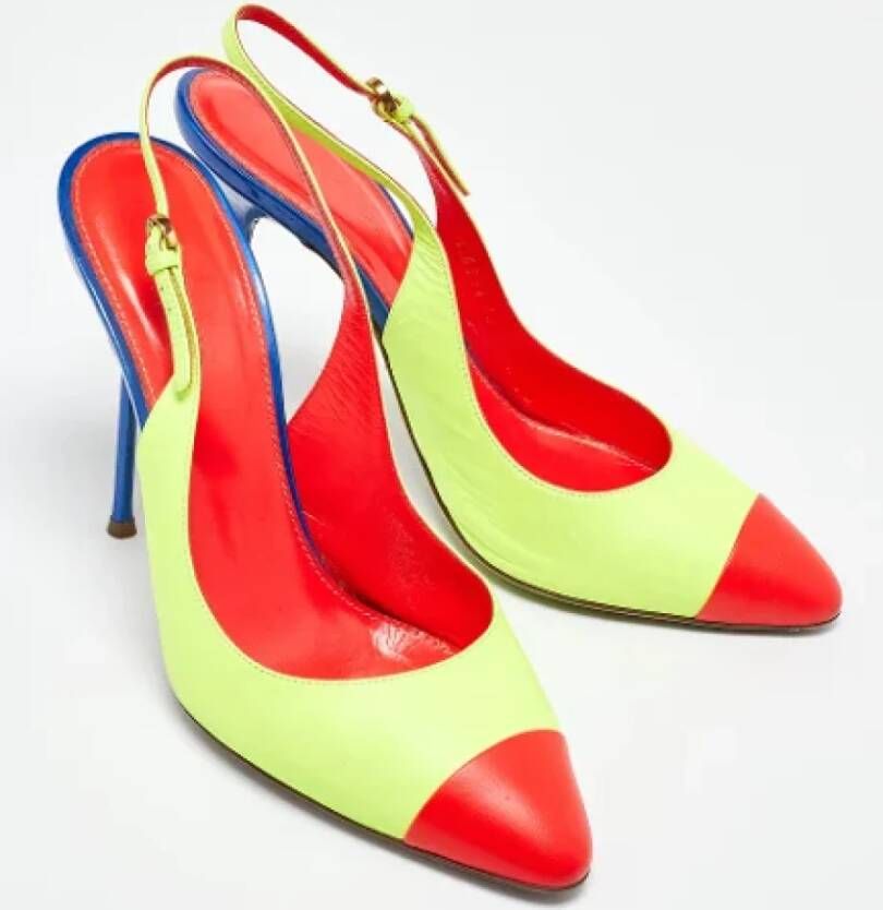 Sergio Rossi Pre-owned Leather heels Multicolor Dames