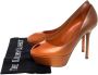 Sergio Rossi Pre-owned Leather heels Orange Dames - Thumbnail 7