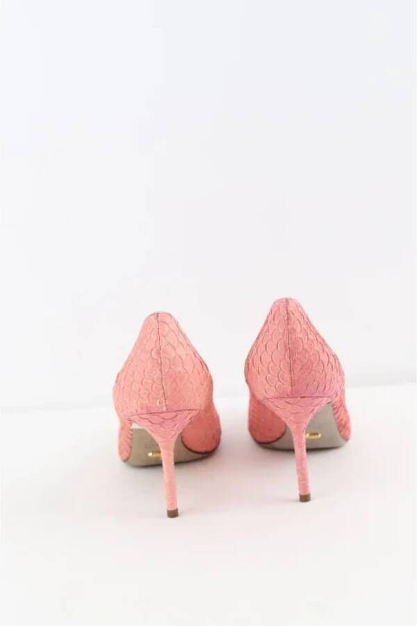 Sergio Rossi Pre-owned Leather heels Pink Dames