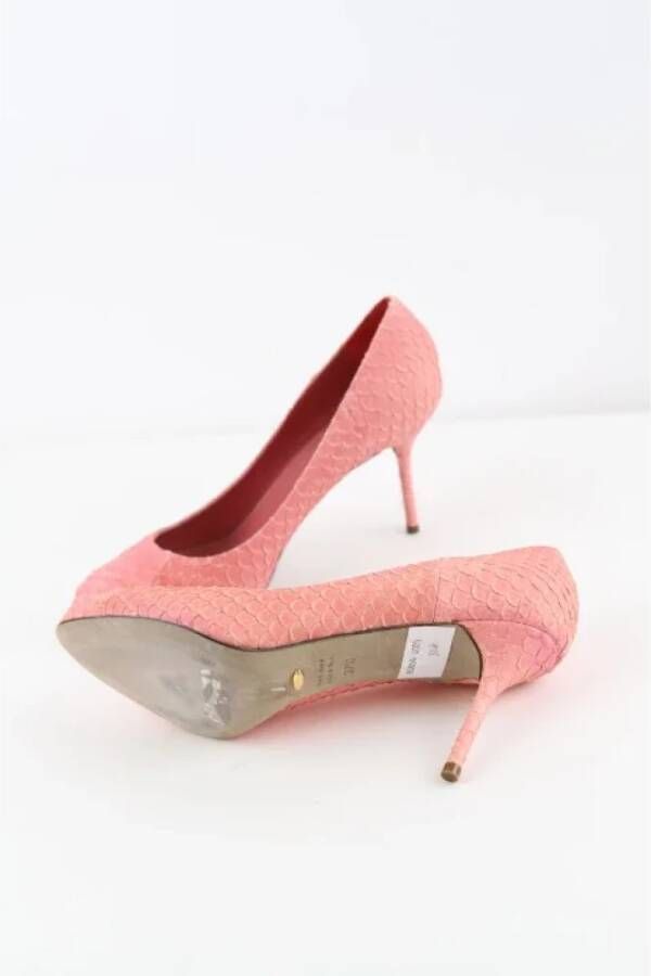 Sergio Rossi Pre-owned Leather heels Pink Dames