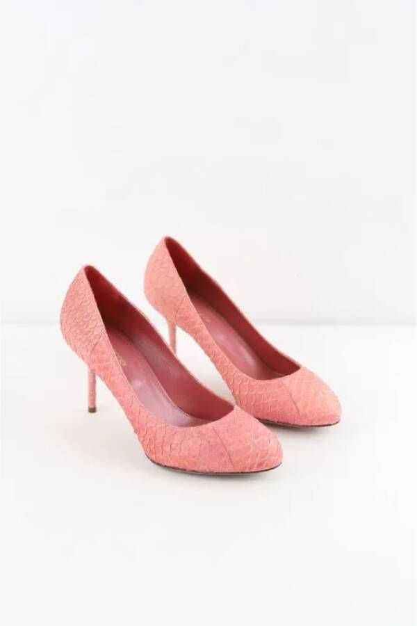 Sergio Rossi Pre-owned Leather heels Pink Dames