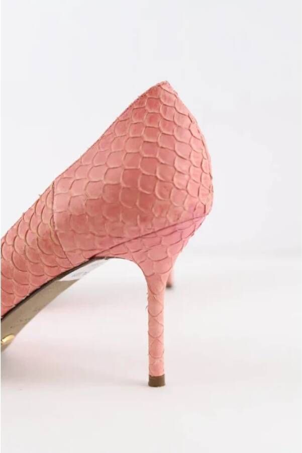 Sergio Rossi Pre-owned Leather heels Pink Dames