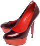 Sergio Rossi Pre-owned Leather heels Red Dames - Thumbnail 3