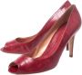 Sergio Rossi Pre-owned Leather heels Red Dames - Thumbnail 3